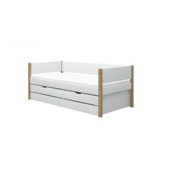 NOR BEDS - SINGLE BED - TRUNDLE BED & 2 DRAWERS