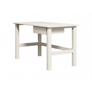 CLASSIC - STUDY DESK W. DRAWER - WHITE WASHED